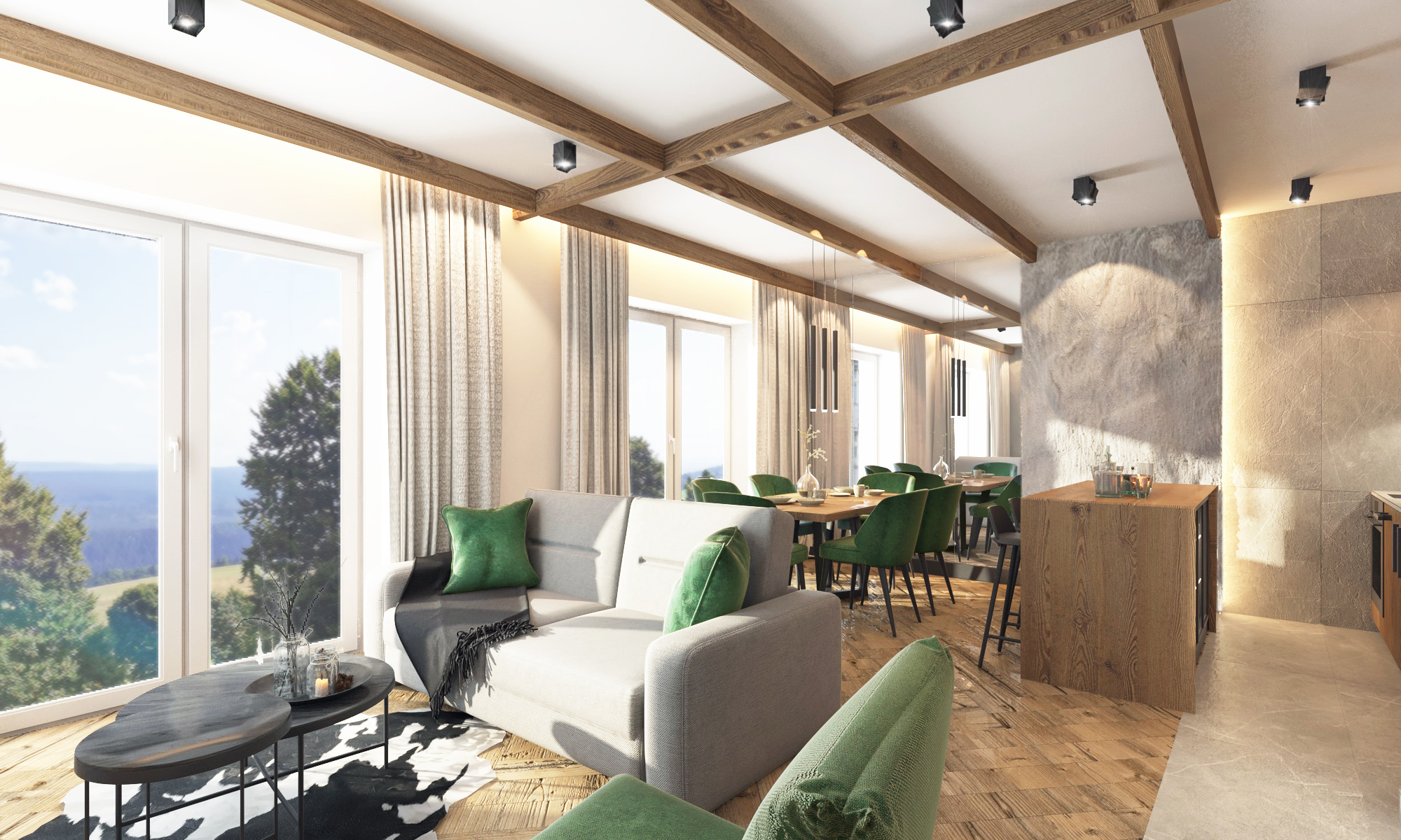 camera_2 Salon z jadalnią