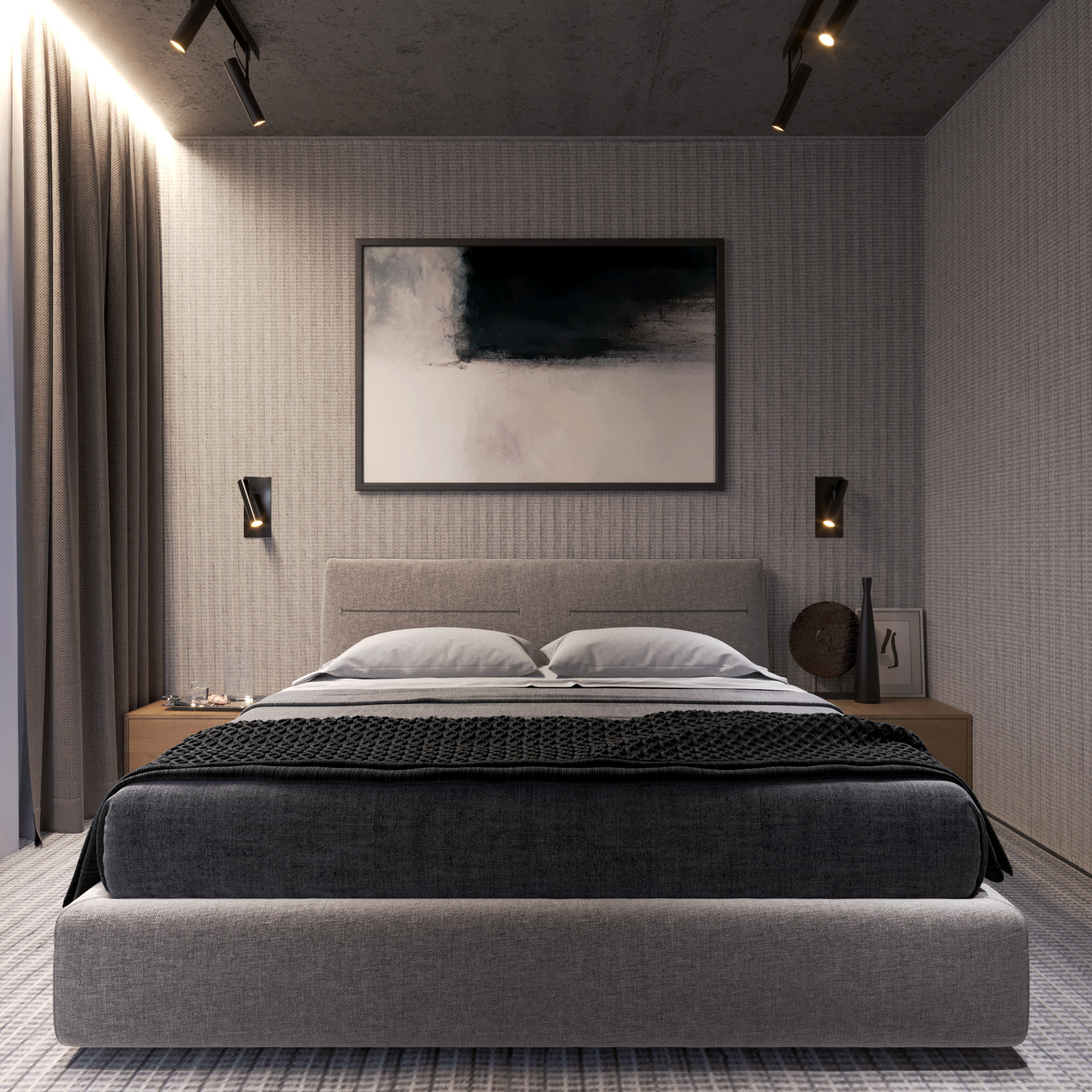 camera_7 łóżko w sypialni