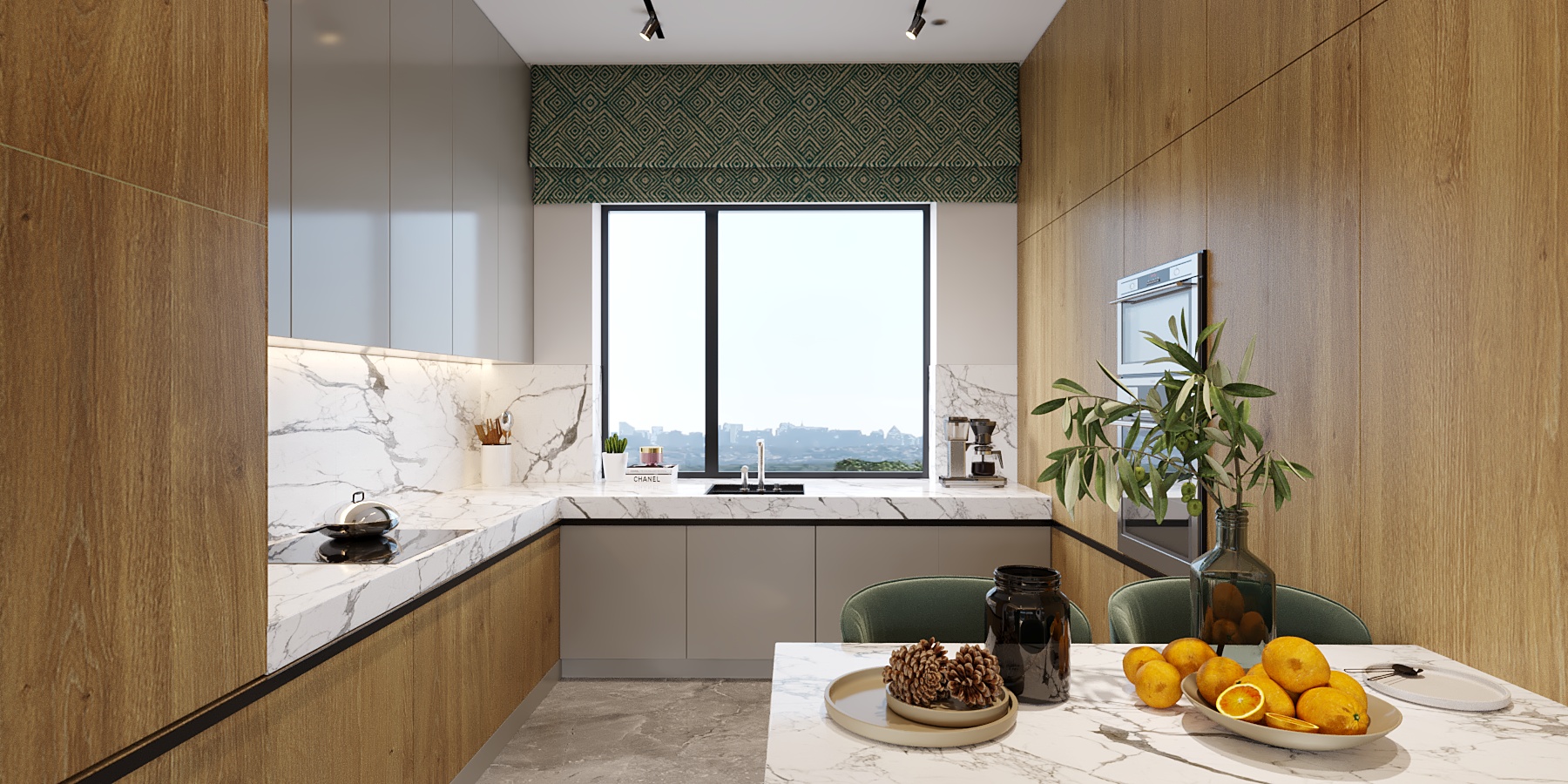 kuchnia 1 Kuchnia z oknem