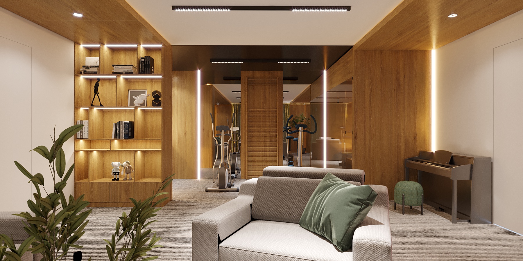 salon 2 Salon z półkami