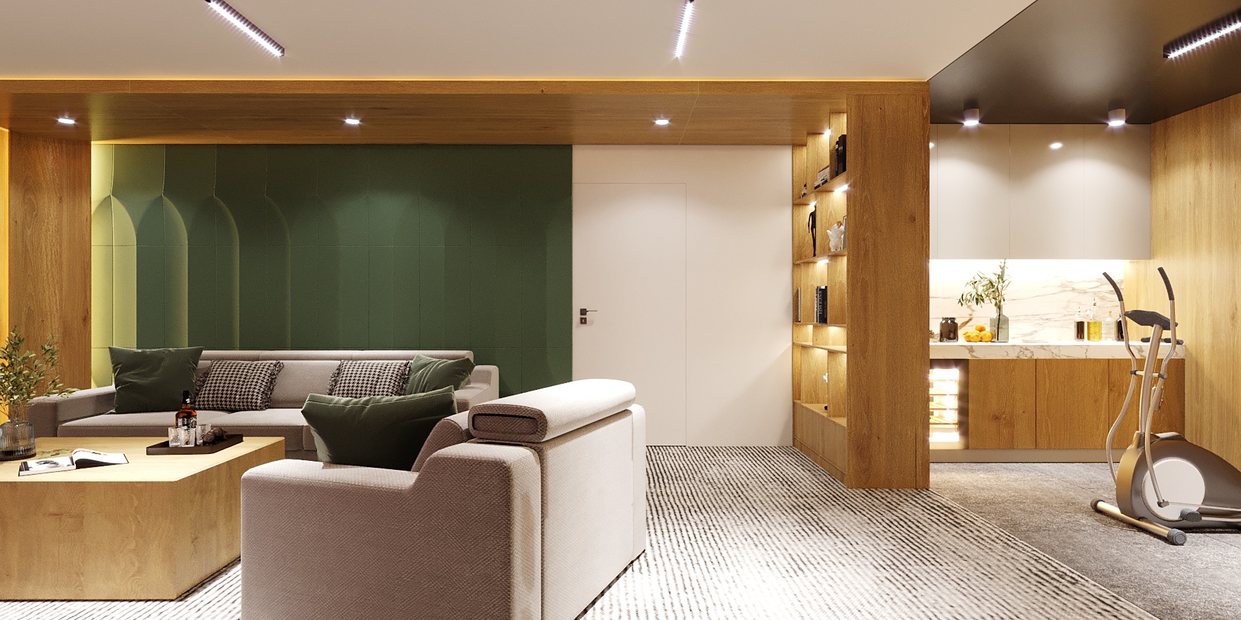 Salon Salon z narożnikiem