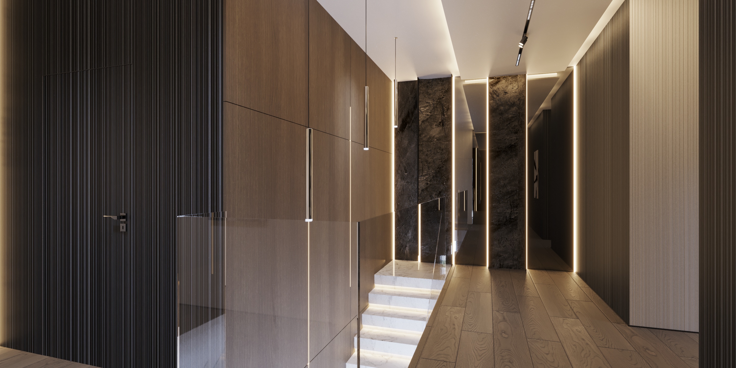 camera_26_Interactive LightMix korytarz na piętrze