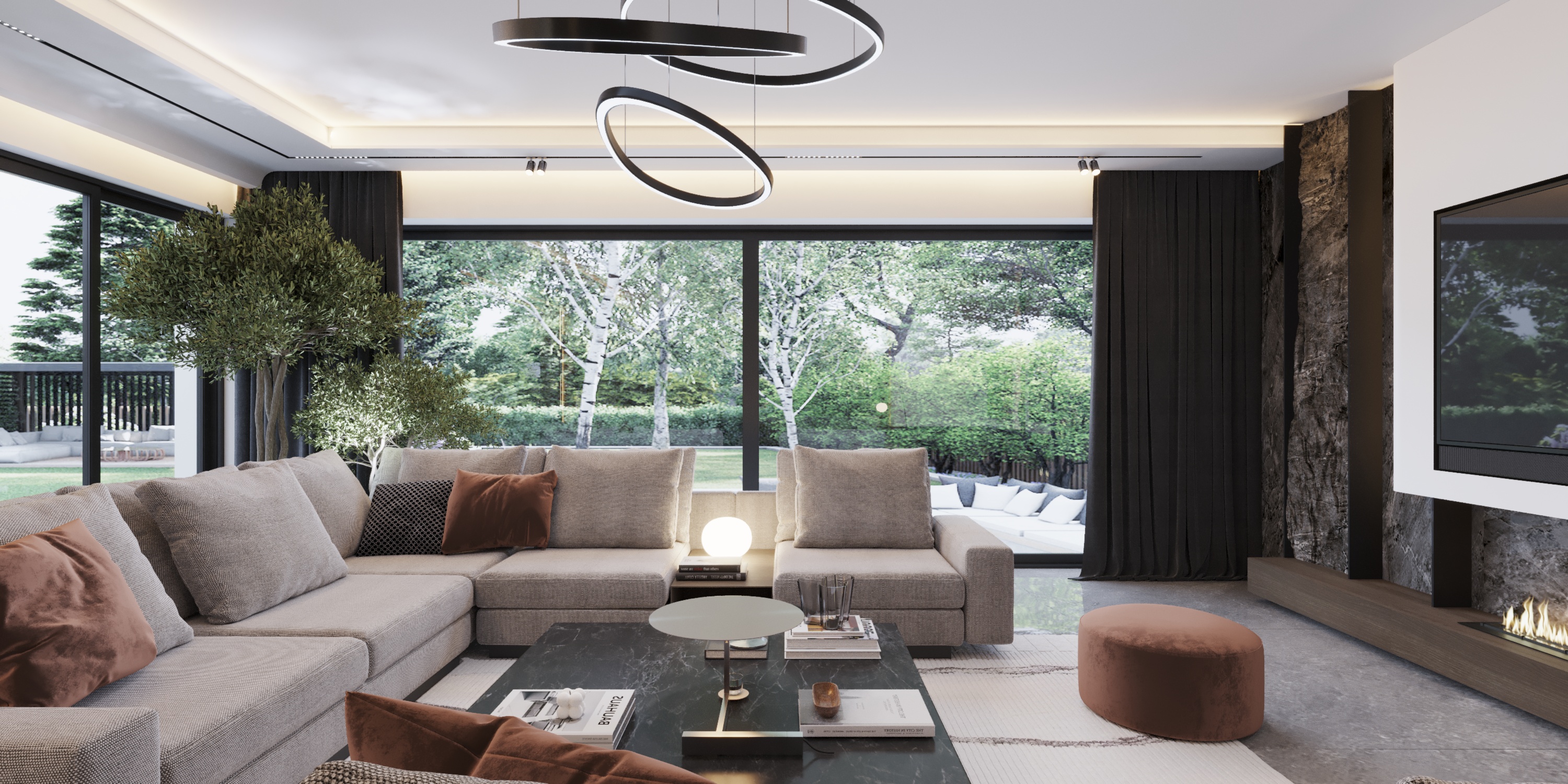 camera_3a_Interactive LightMix salon z wielkimi oknami