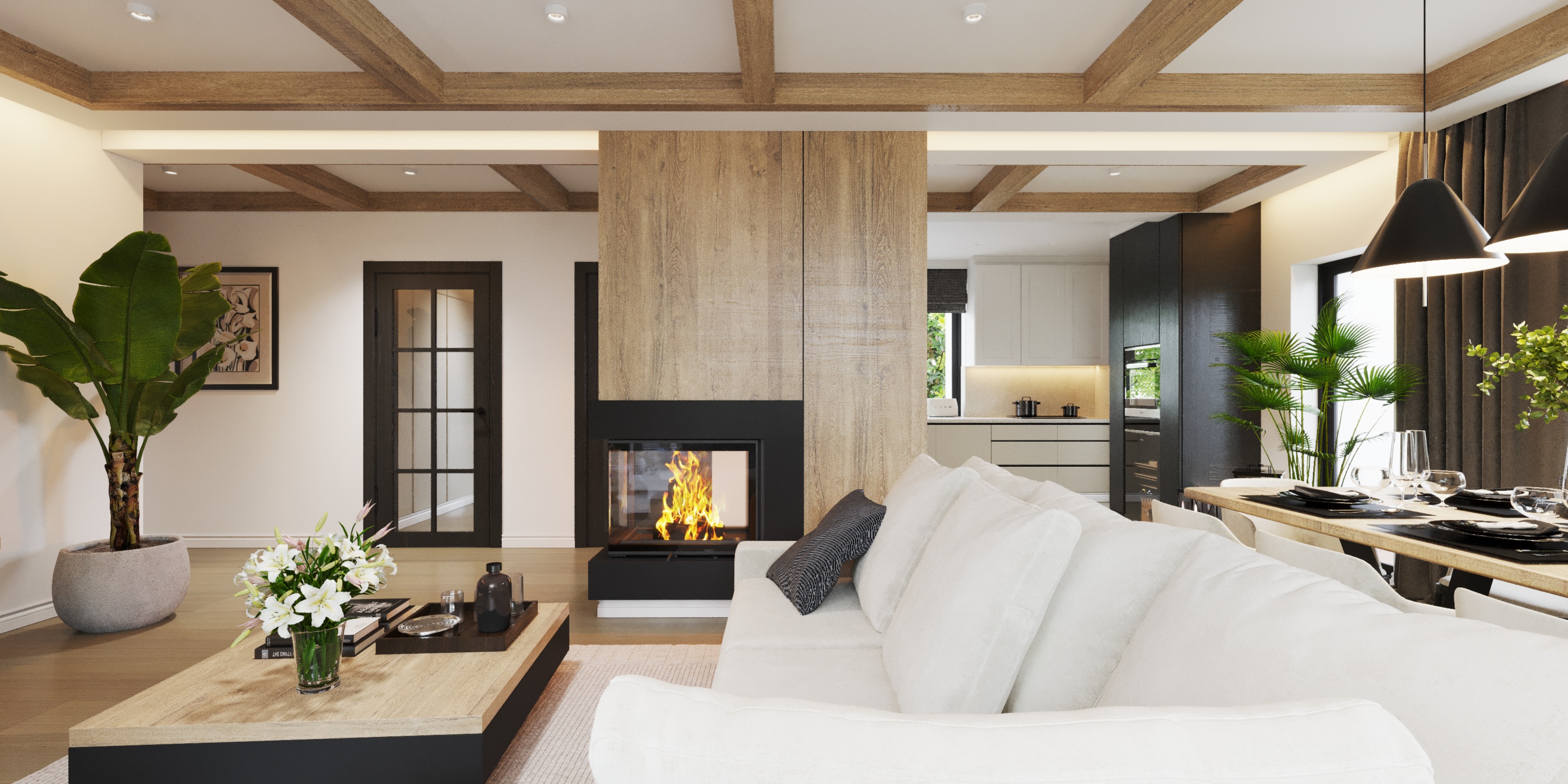 camera_5c_Interactive LightMix salon z kominkiem