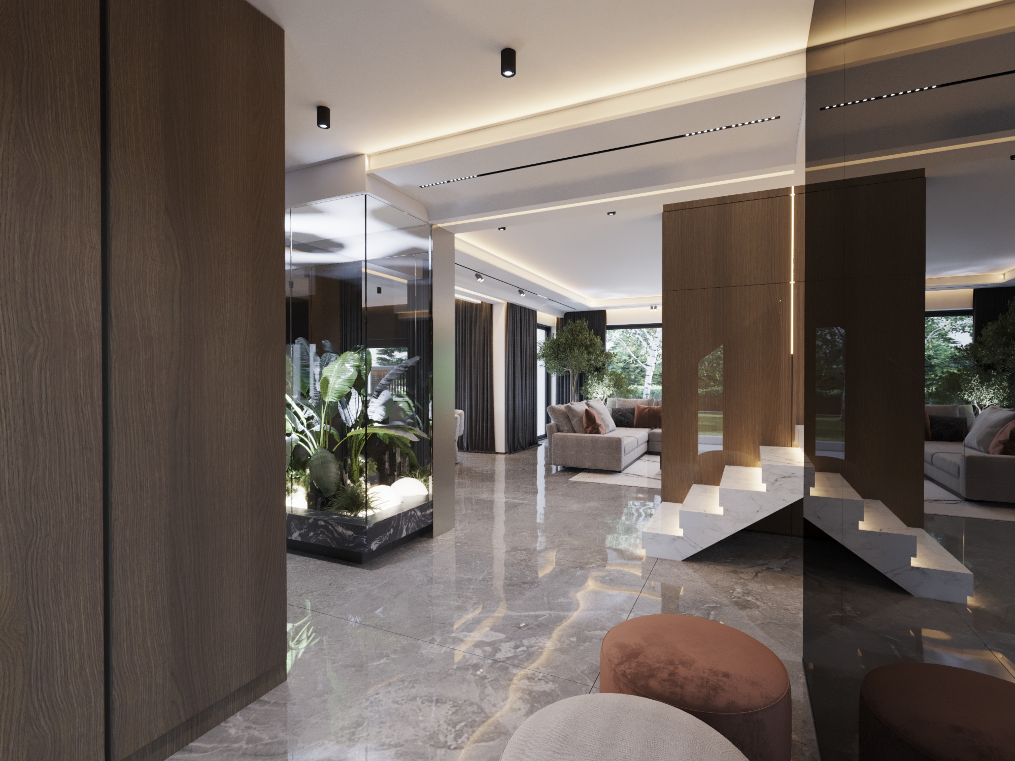 camera_8a_Interactive LightMix widok z przedpokoju